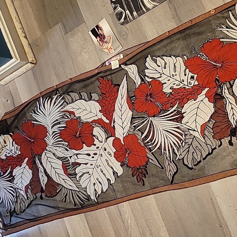 NWT Kokomo Unlimited 7 Way Scarf Floral Boho Great Accessory Or Gift - Picture 4 of 6